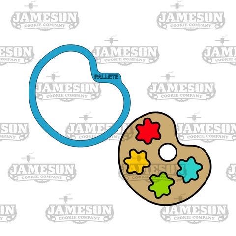 Paint Palette #2 Cookie Cutter - Art, Teacher Appreciation, Back To School