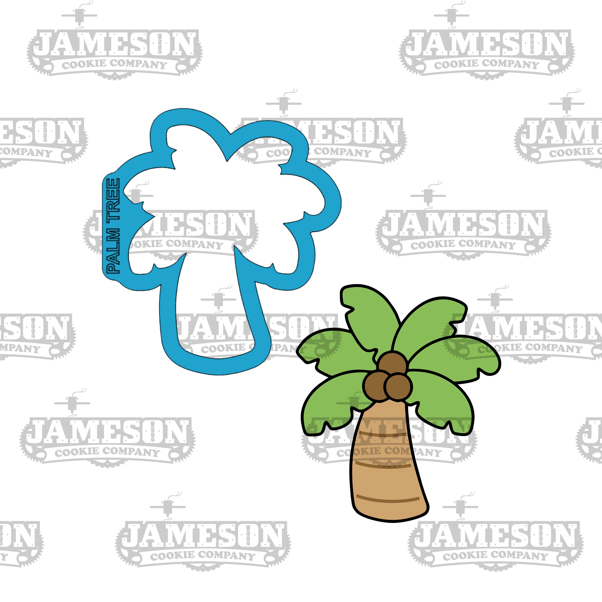 Palm Tree #2 Cookie Cutter - Summer, Beach, Ocean Theme