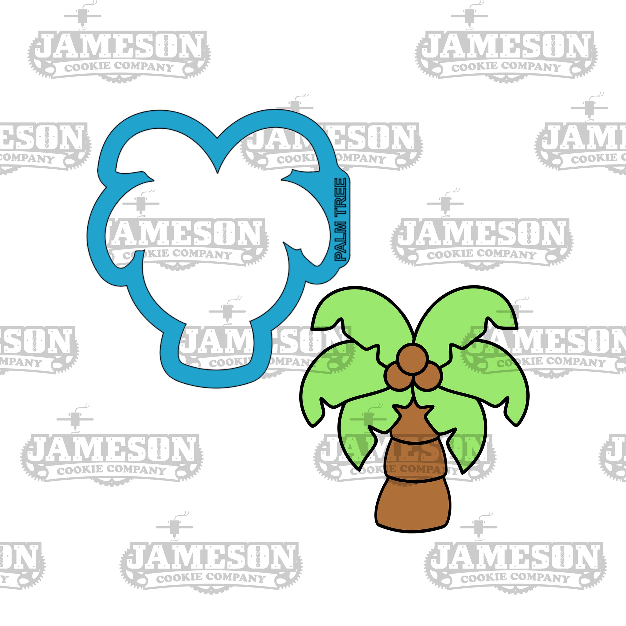 Palm Tree #3 Cookie Cutter - Beach, Pirate, Island, Hawaiian Theme