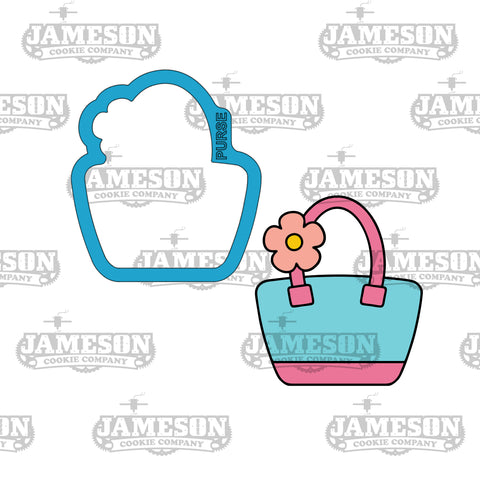 Purse with Flower Cookie Cutter - Mother's Day Theme
