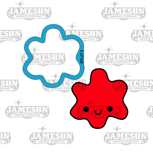 Paint Splatter, Splat #2 Cookie Cutter - Art, Teacher Appreciation, Back To School