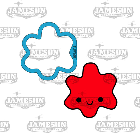 Paint Splatter, Splat #2 Cookie Cutter - Art, Teacher Appreciation, Back To School