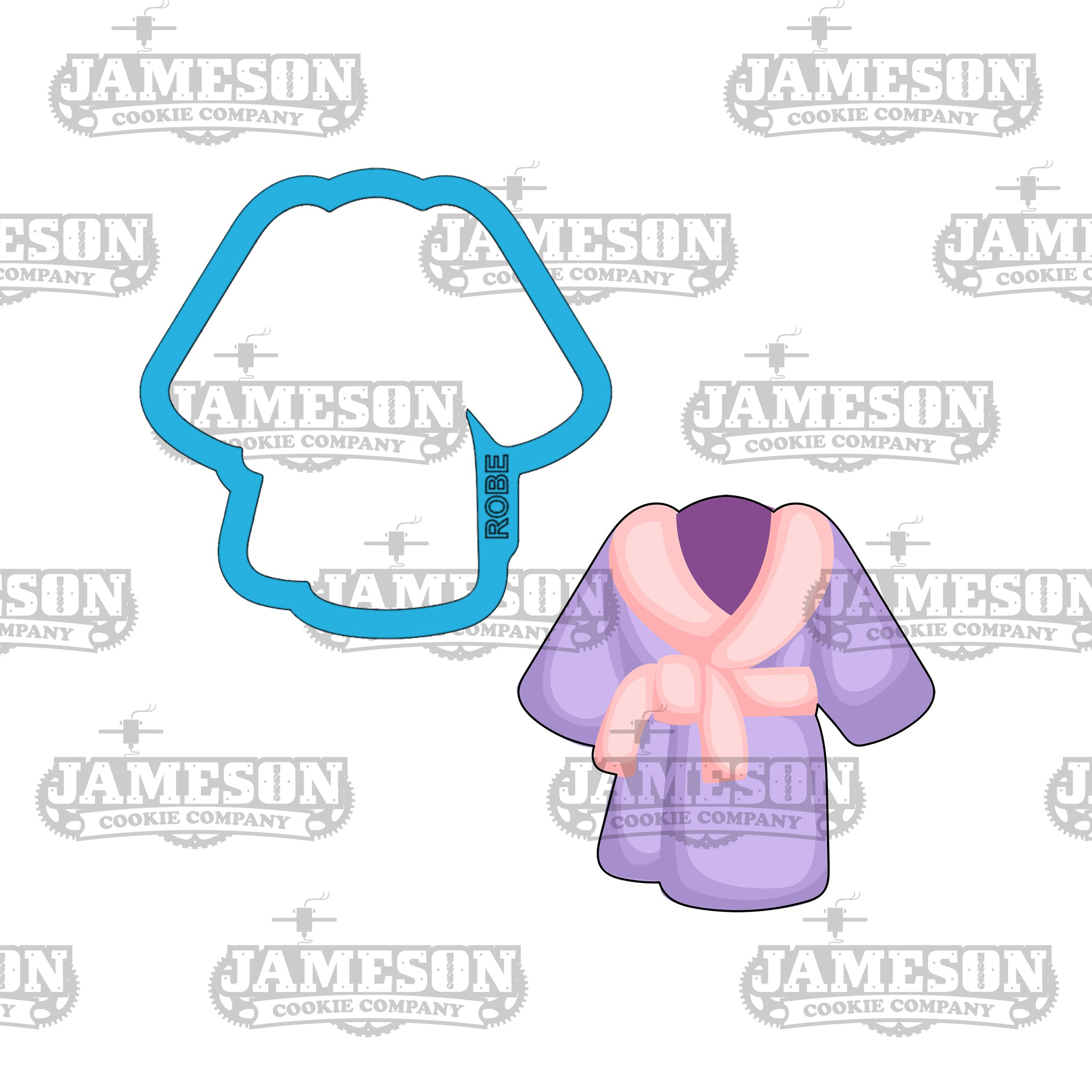 Spa Bath Robe Cookie Cutter - Mother's Day Theme, Mom