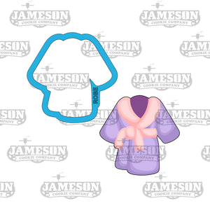 Spa Bath Robe Cookie Cutter - Mother's Day Theme, Mom