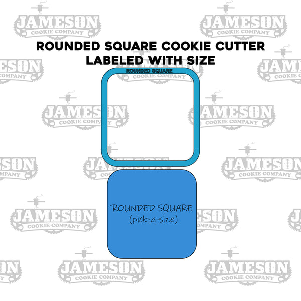 Rounded Square Shaped Cookie Cutter