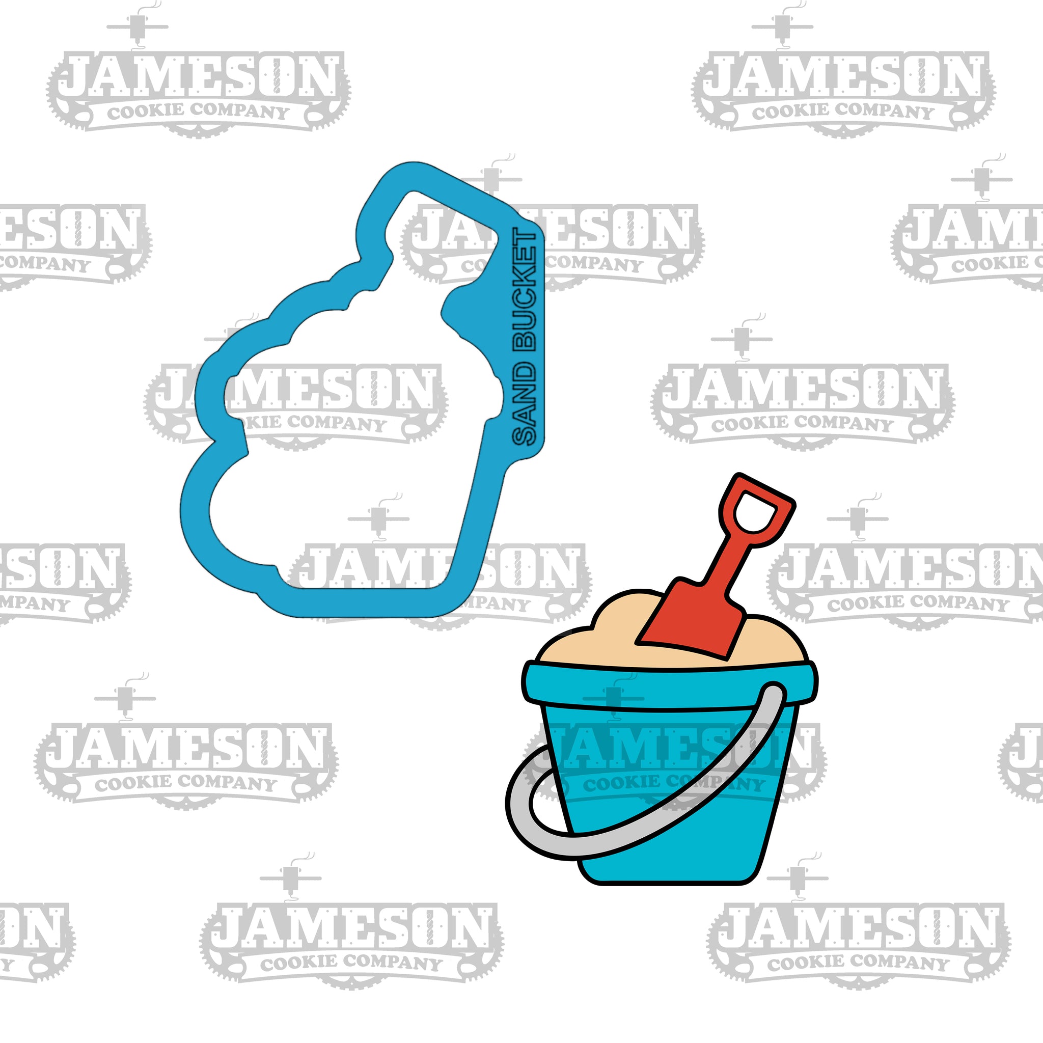 Sand Pail or Bucket Cookie Cutter - Summer, Beach, Pool Theme