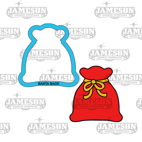 Santa Sack of Presents Cookie Cutter - Christmas St. Nick Theme