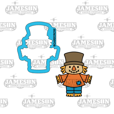 Scarecrow Cookie Cutter - Fall, Thanksgiving, Autumn Theme