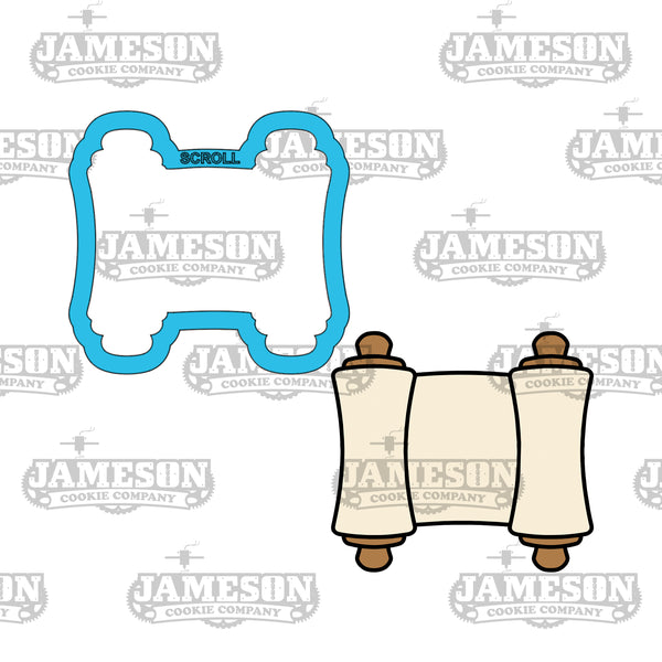 Scroll Cookie Cutter - Hanukkah Theme