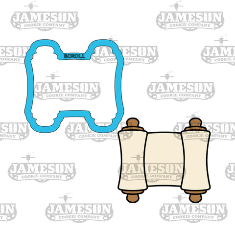 Scroll Cookie Cutter - Hanukkah Theme