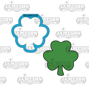 Shamrock, 3 Leaf Clover Cookie Cutter - St. Patrick's Day Theme
