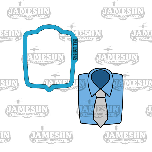 Shirt and Tie Cookie Cutter - Business, Father's Day Theme