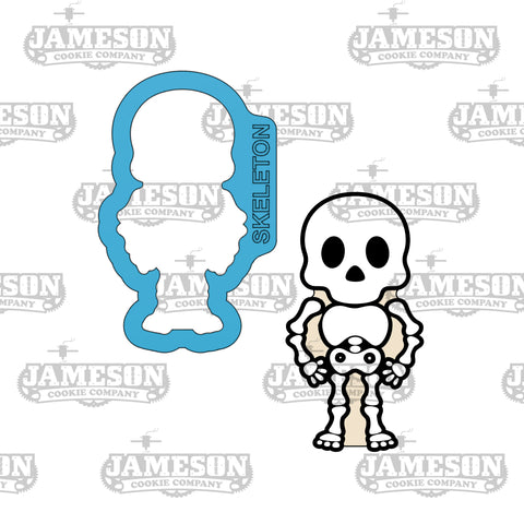 Skeleton Cookie Cutter - Halloween Monster Character Theme
