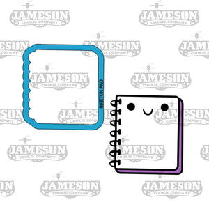 Art Sketch Pad Cookie Cutter - Art, Teacher Appreciation, Back To School