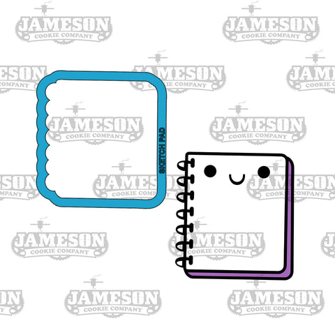 Art Sketch Pad Cookie Cutter - Art, Teacher Appreciation, Back To School