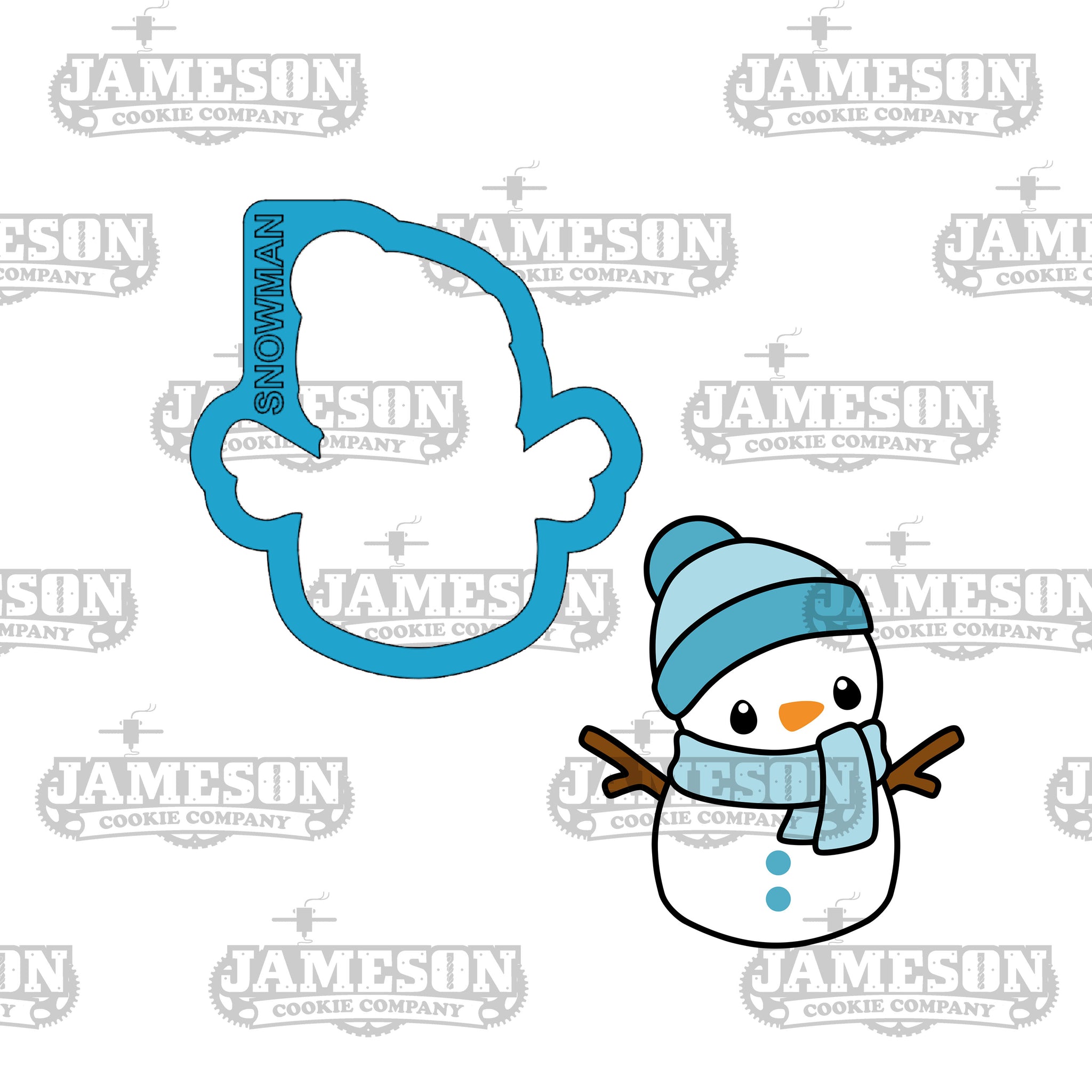 Snowman Cookie Cutter for Christmas, Winter