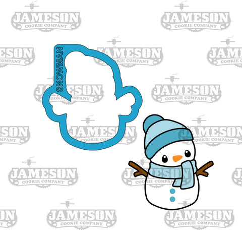 Snowman Cookie Cutter for Christmas, Winter