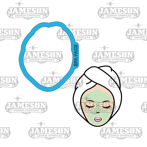 Spa Day Face Mask Facial Cookie Cutter - Mother's Day Theme, Mom