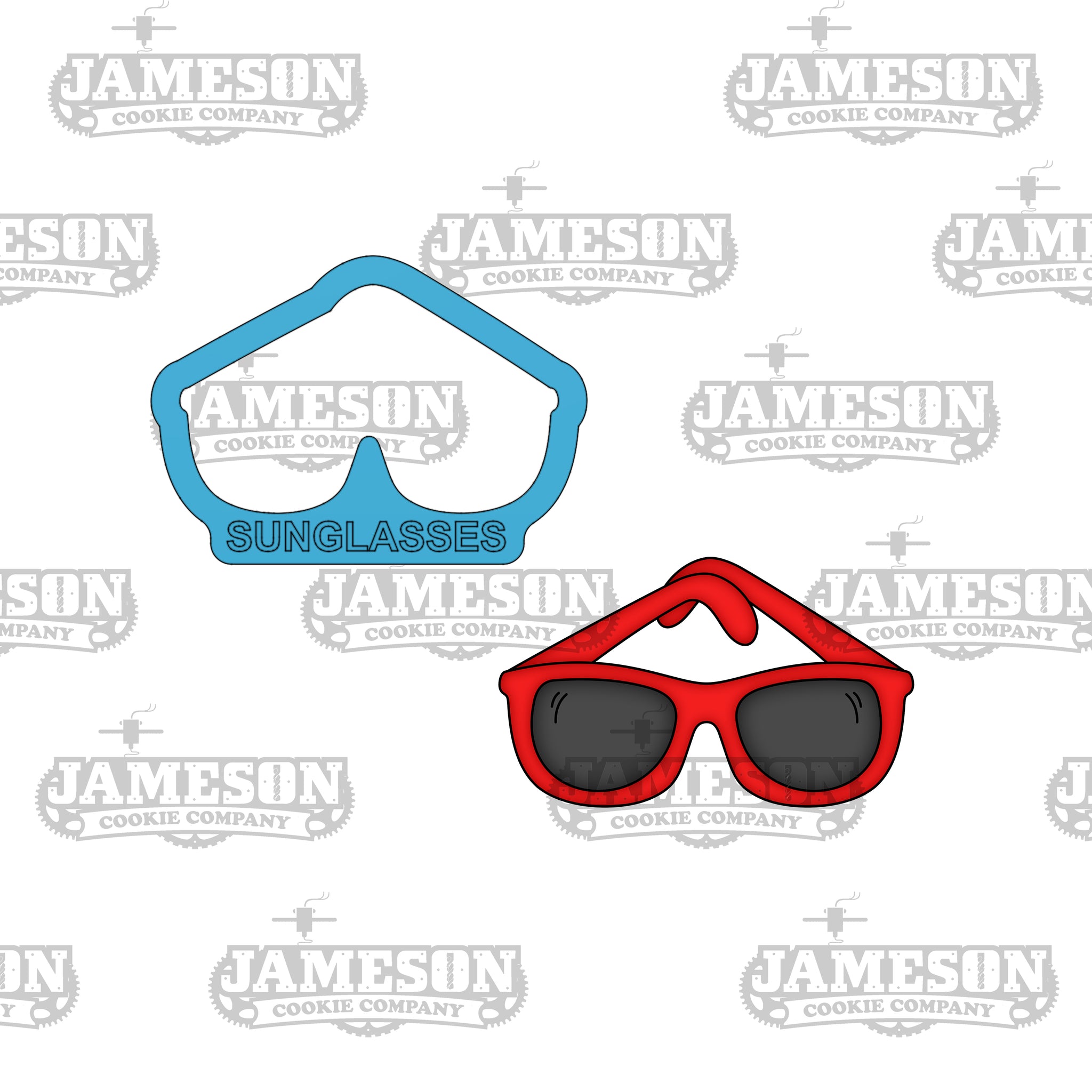 Sunglasses Cookie Cutter - Summer Time, Travel Themed Cookie Cutter