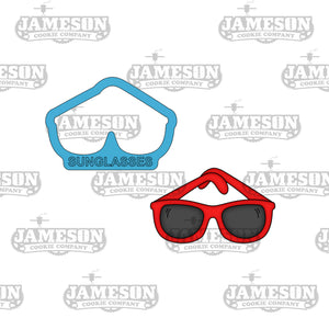 Sunglasses Cookie Cutter - Summer Time, Travel Themed Cookie Cutter