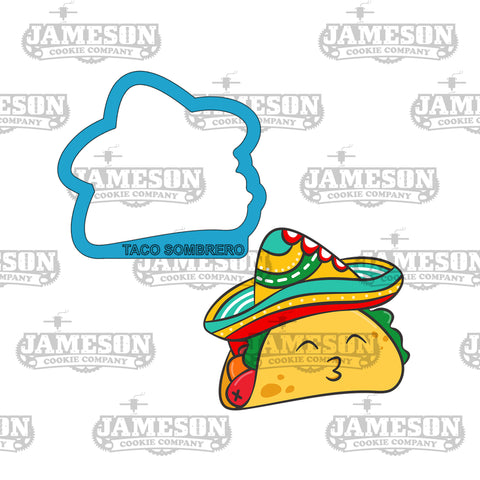 Taco Sombrero Cookie Cutter - Cinco De Mayo Theme