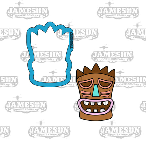 Tiki Head Cookie Cutter - Beach, Island, Hawaiian Theme
