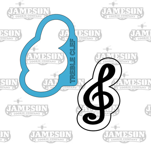 Treble Clef Music Note Cookie Cutter - School, Music Theme