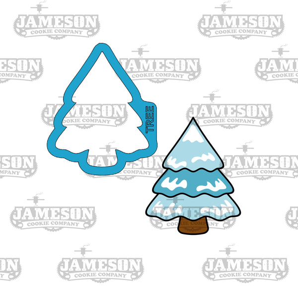 Christmas Tree with Snow Cookie Cutter for Christmas