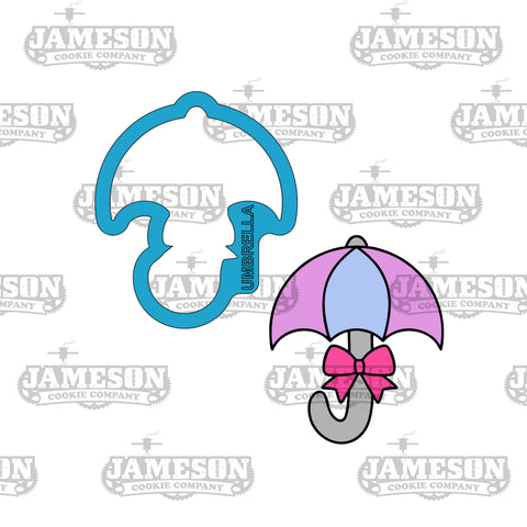 Umbrella with Bow Cookie Cutter - Spring Showers Theme