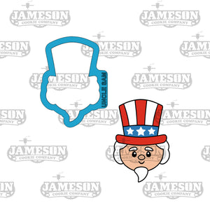 Uncle Sam With Hat Cookie Cutter - 4th of July, Freedom Theme