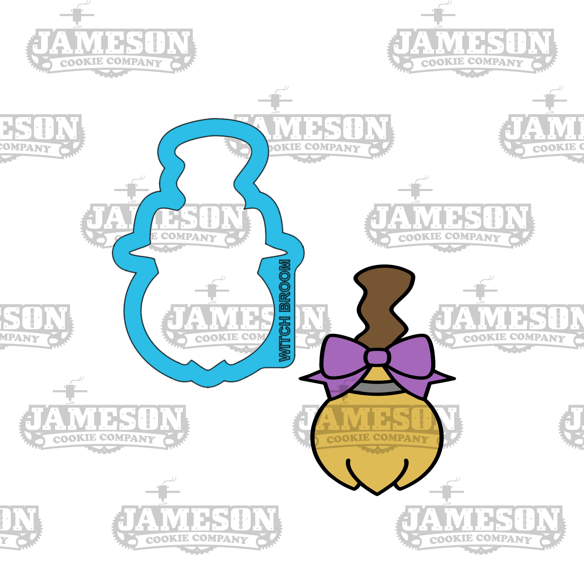 Witch Broom Cookie Cutter - Halloween