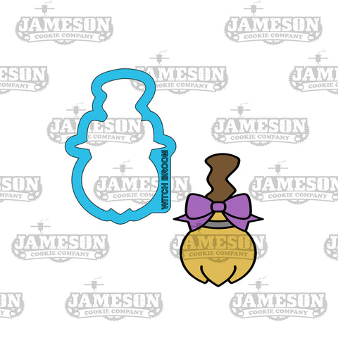 Witch Broom Cookie Cutter - Halloween