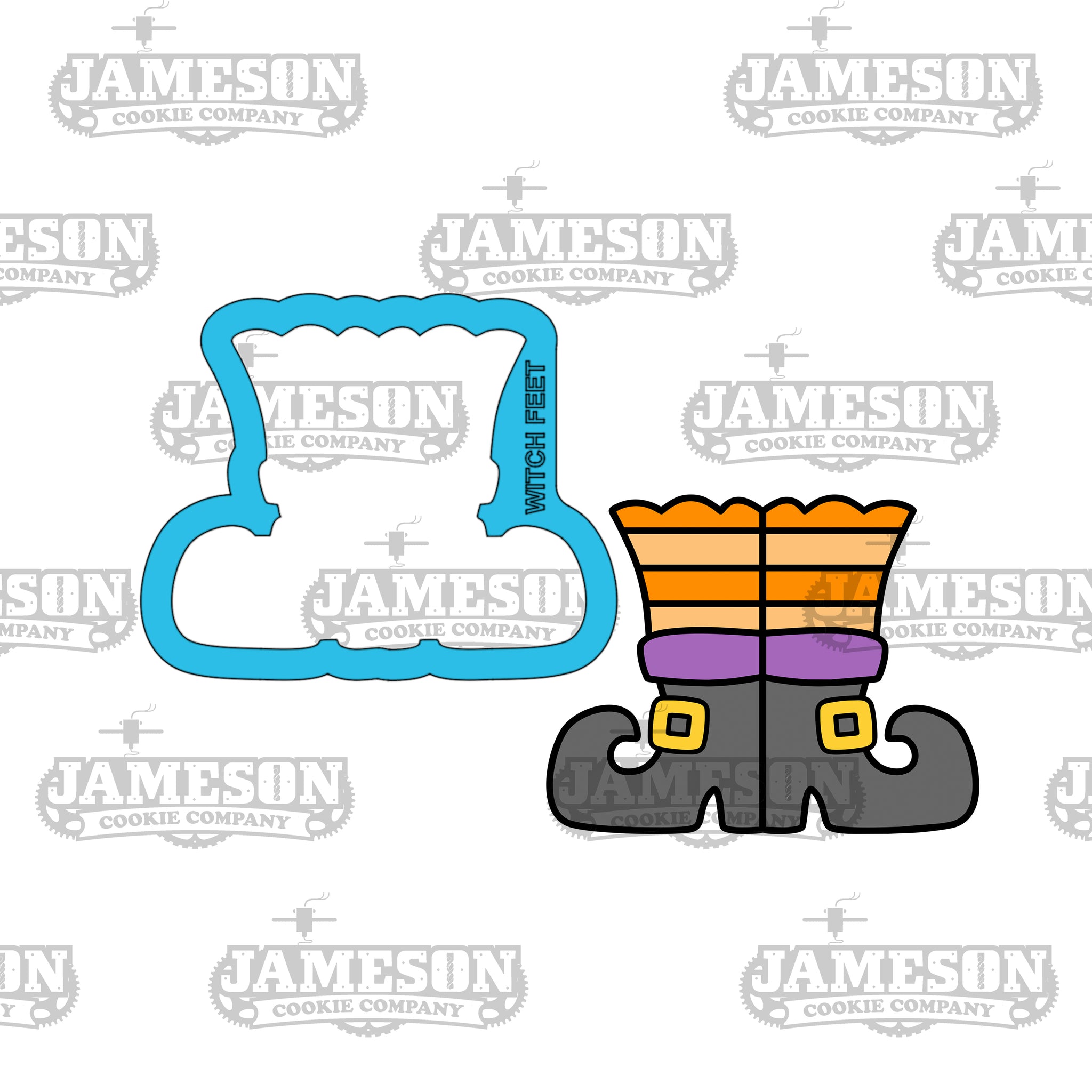 Witch Feet Shoes Cookie Cutter - Halloween