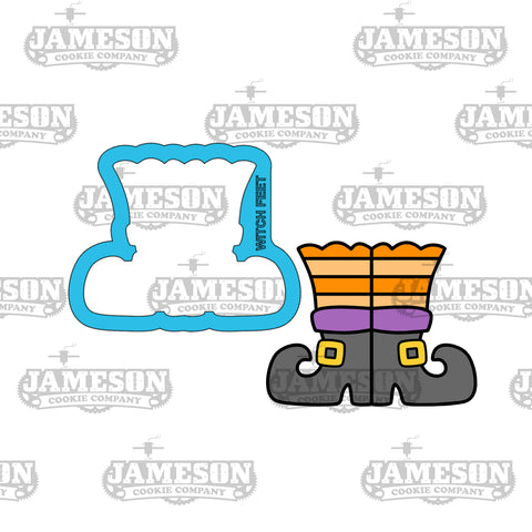 Witch Feet Shoes Cookie Cutter - Halloween
