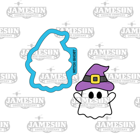 Witch Ghost Cookie Cutter - Halloween