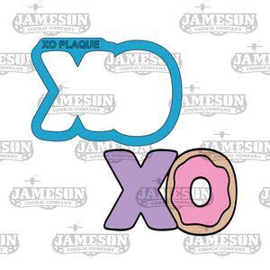 XO Hugs and Kisses Cookie Cutter - Valentine's Day, Love Theme