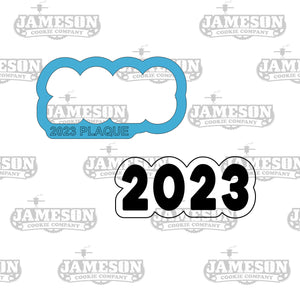 2023 Plaque Cookie Cutter - Graduation, New Years
