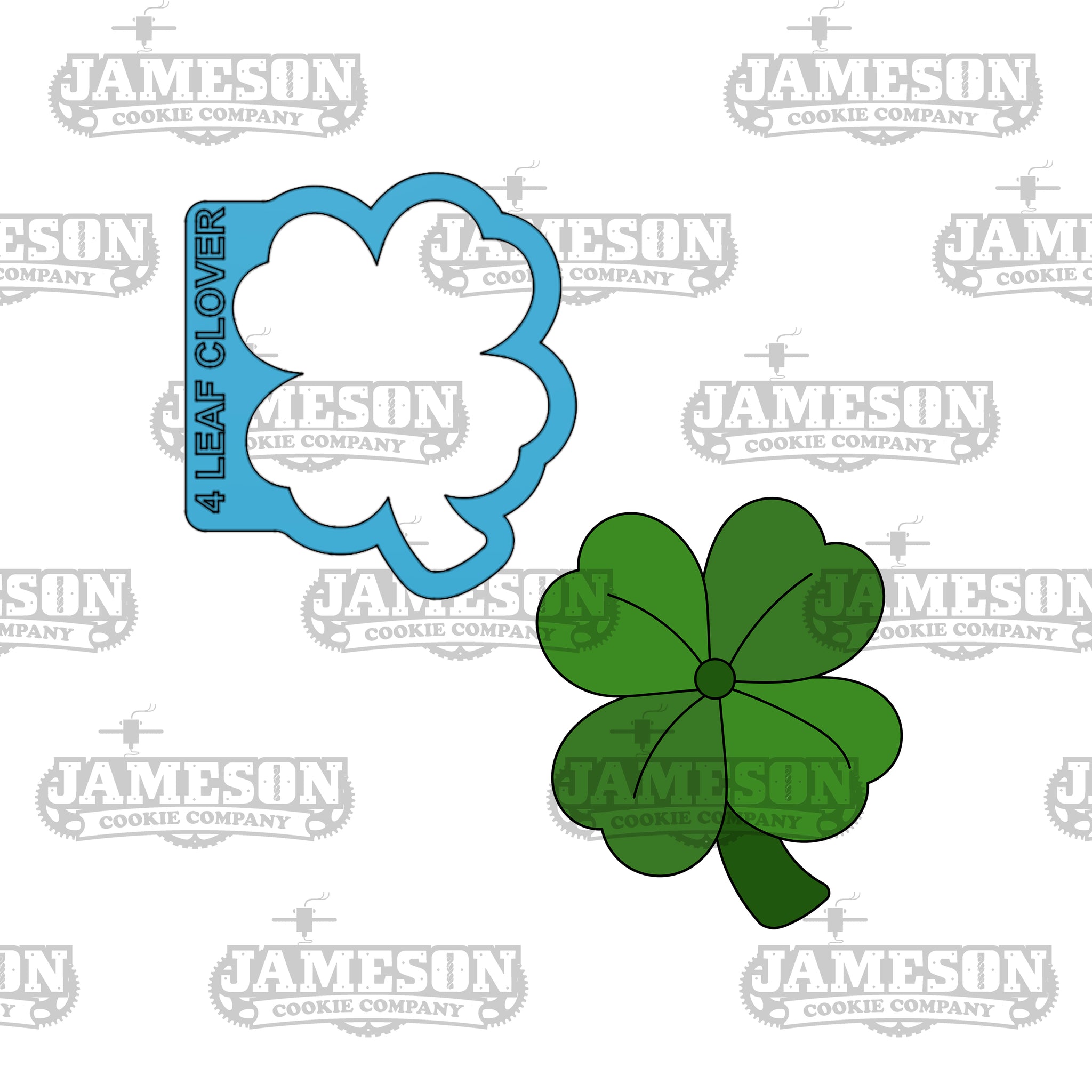 Four Leaf Clover Cookie Cutter - Shamrock, 4 Leaf, St. Patrick's Day Theme