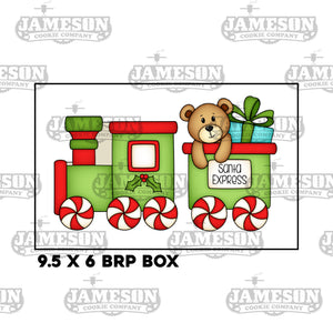 Christmas Holiday Train - 2 Piece Cookie Cutter Set for 9.5x6 BRP Box
