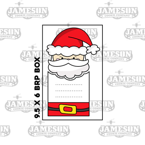 Santa List Plaque - 2 Piece Cookie Cutter Set for 9.5x6 BRP Box