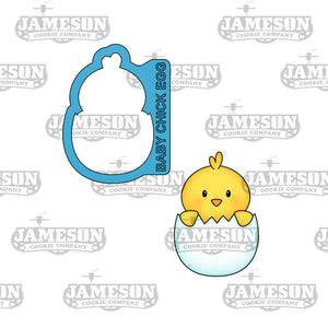 Easter Baby Chick in Egg Cookie Cutter
