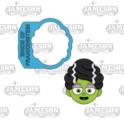 Bride of Frankenstein Cookie Cutter - Halloween Theme