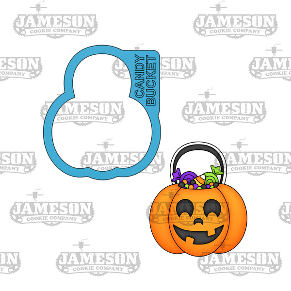 Halloween Candy Bucket Cookie Cutter - Halloween Theme, Spooky Theme