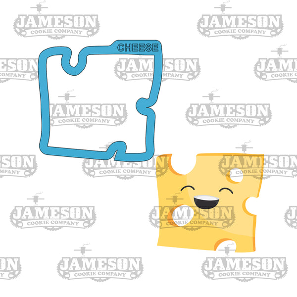 Mac and Cheese 2-piece Cookie Cutter Set - Perfect Pair Version, Go Together Like, Food Cookie Cutters