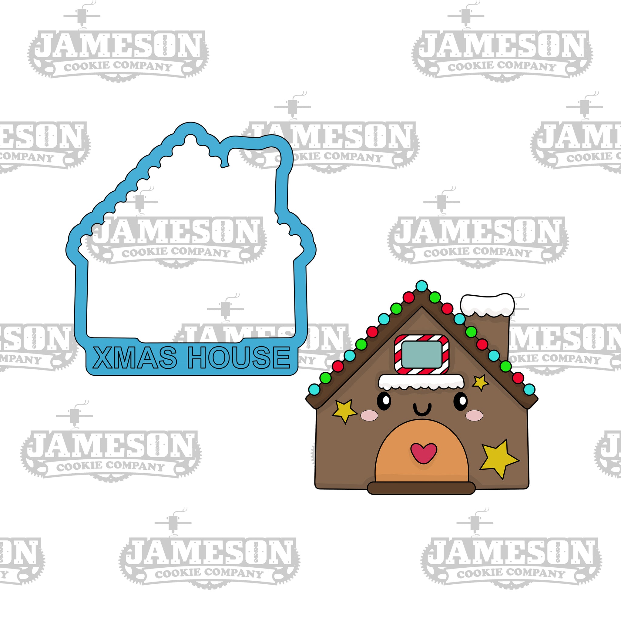 Christmas Gingerbread House Cookie Cutter