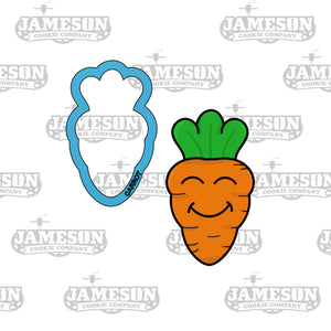Chubby Carrot Cookie Cutter - Easter Bunny - Easter Theme - Vegetable Food