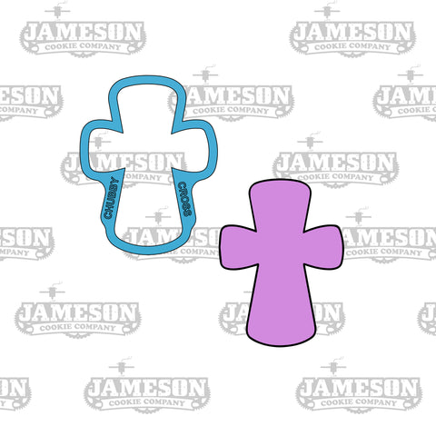 Easter Chubby Cross Cookie Cutter