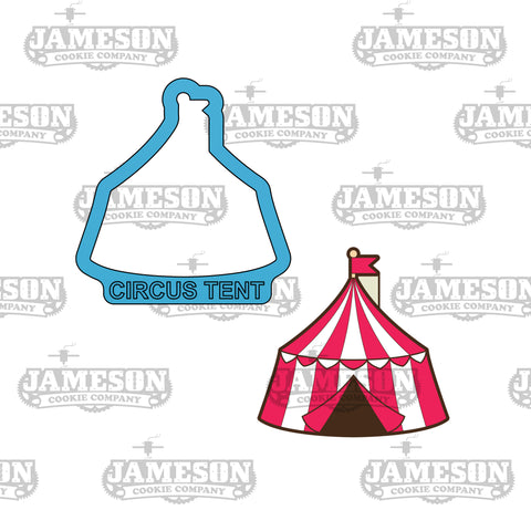 Circus Tent Cookie Cutter