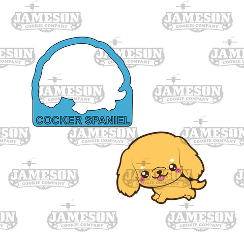 Cocker Spaniel Cookie Cutter - Dog Cookie Cutter