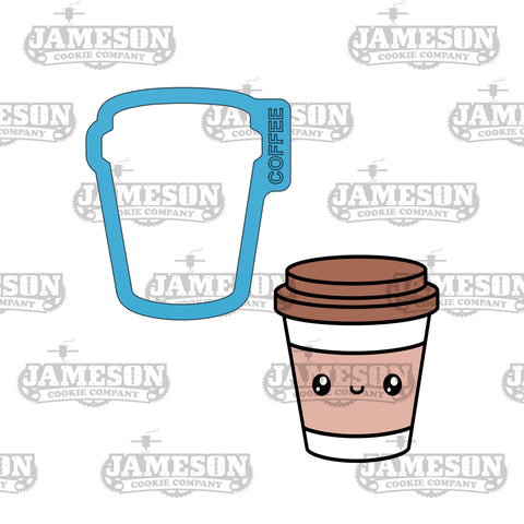 Coffee Cup, Latte Cookie Cutter - Perfect Match Version, Go Together Like